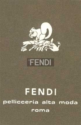 다람쥐에서 영감받은 펜디 최초의 로고