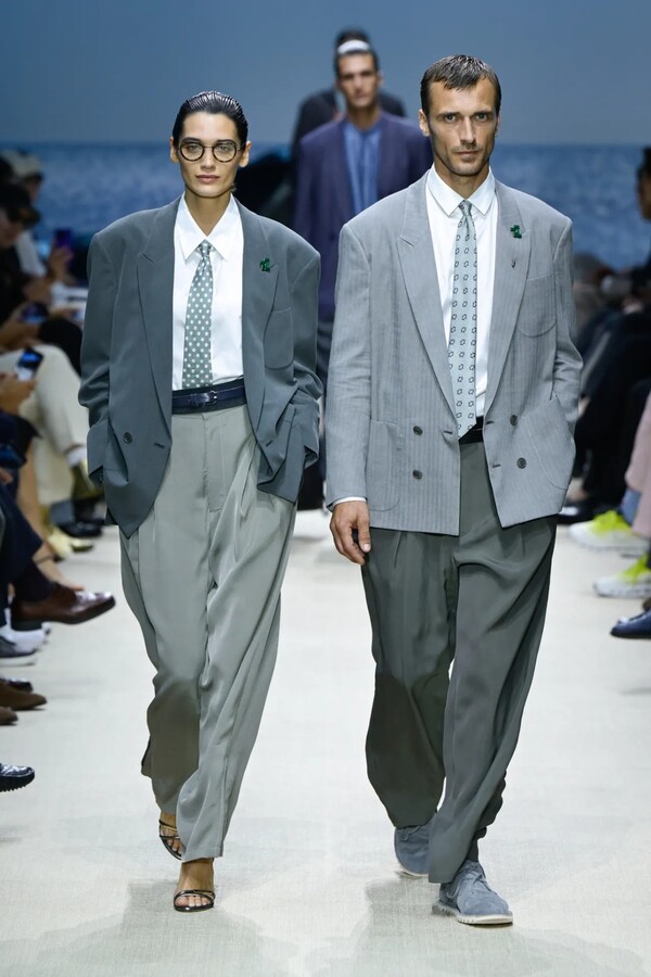 조르지오 아르마니 2026 봄/여름 남성복 컬렉션 ⓒ Giovanni Giannoni/WWD