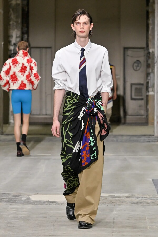 Dries Van Noten Men’s Spring 2026 Ready-to-Wear Collection ©Giovanni Giannoni/WWD