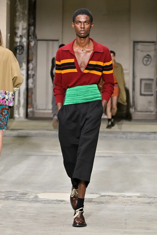 Dries Van Noten Men’s Spring 2026 Ready-to-Wear Collection ©Giovanni Giannoni/WWD