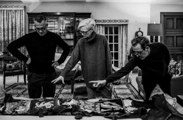 2024년, 스코틀랜드에서 올리비에 사이야르와 함께한 틸다 스윈튼.© Ruediger Glatz/Courtesy of Eye Filmmuseum