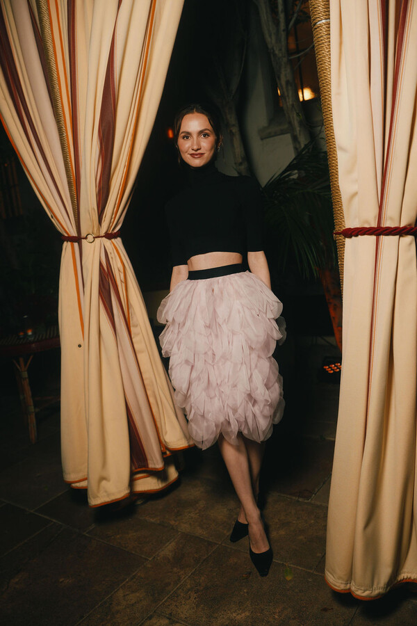 막스마라 칵테일 이벤트에 참석한 모드 아패토우. 막스마라 제공